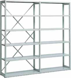 section steel profile 30 31 on-shelf divider, large on-shelf dividerr, small Shelf: triple folded steel 32 33 34 35 angled book-end, with stop angled book-end suspended divider, rod type suspended