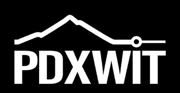 When using the PDXWIT logo it is important to maintain the clear space between the logo and other graphic elements such as type, images and other logos.