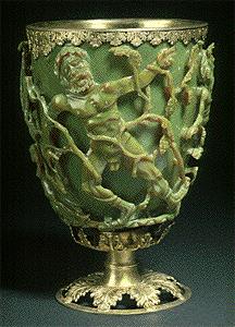 Lycurgus Cup of the 4 th Century Green = Reflected Light Red = Transmitted
