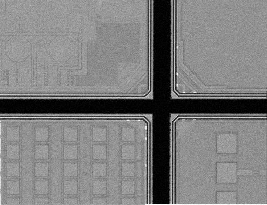 Various process steps and methods are required to be optimized during the assembly process. Figures 1 shows 40nm silicon die images after wafer saw process.