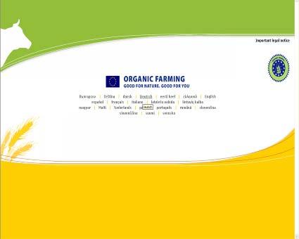 European action plan for organic food and farming 21 measures in order to: Make available information; Optimize