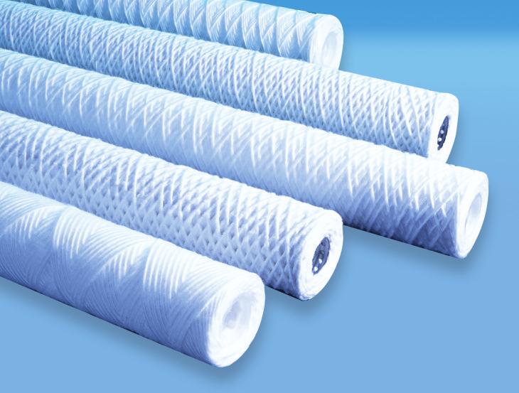 Wound Filter Cartridges Exceptional value when depth filtration is required.