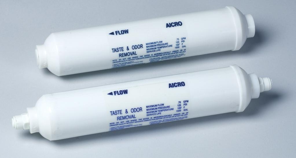 In-Line Filters In-line filters for reverse osmosis systems, ice makers and other water treatment needs. In-line Filters For pre & post RO and ice maker filtration.