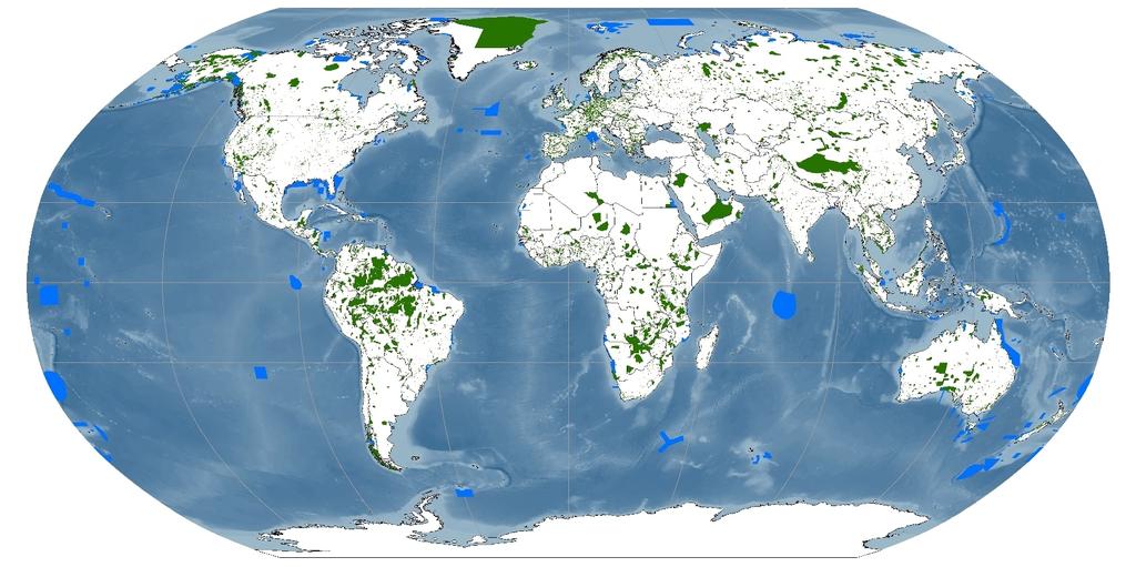Global protected areas network: The largest and fastest change of