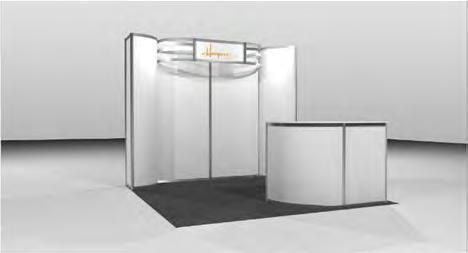 Rental Exhibit Solutions Hargrove offers a wide variety of rental exhibit options.