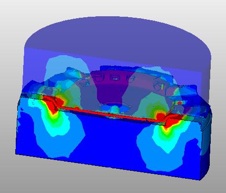 Predictions about the die wear can be directly derived from the forming simulation.