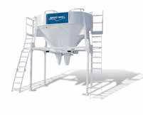 All silos operate easily and smoothly, eliminating the heavy lifting and twisting standard with on-site batching of materials.