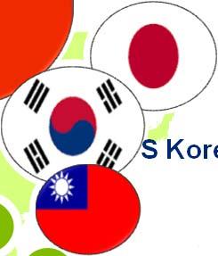 South Korea. Region further strengthened by hi-tech export focus of Singapore and Taiwan.