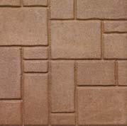 Euro Pattern s random brick pattern saves you the effort of laying hundreds of small