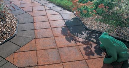 4 cm Handy Pavers are available in 8 colours, the same as their thicker cousins.