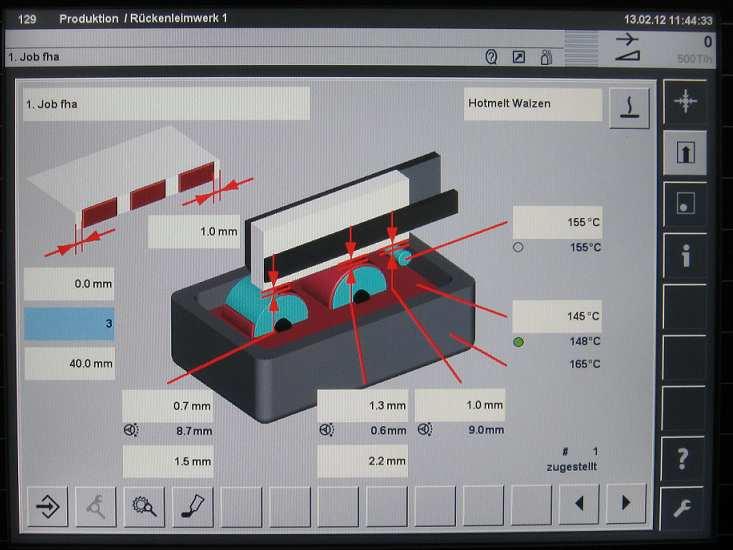 important production parameters on hand and fast access to all work stations The intuitive operator