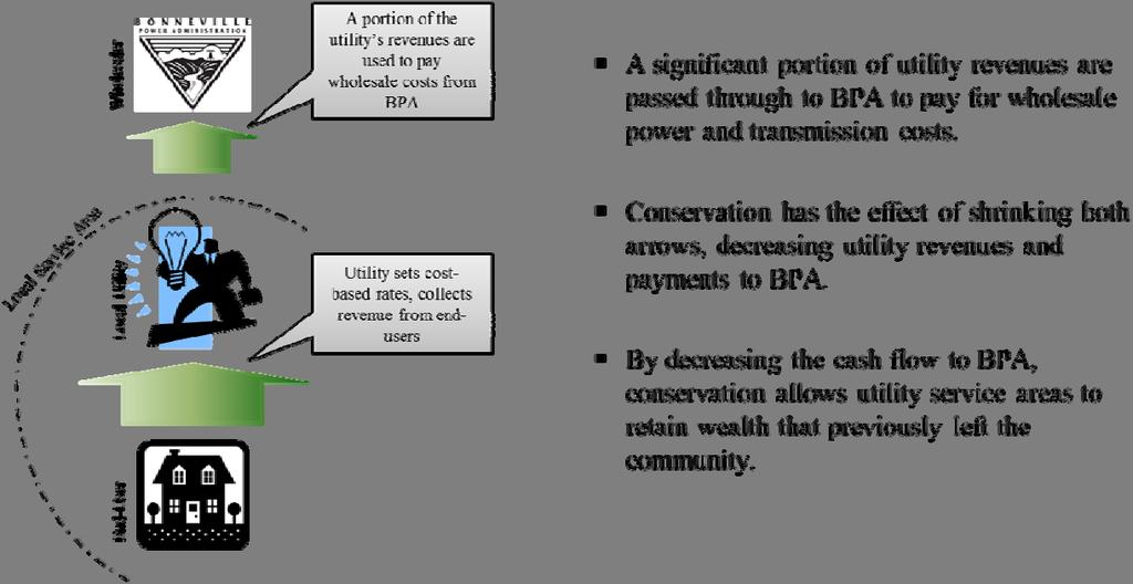 Figure 1. The cash flow of conservation.