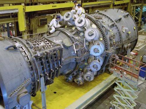 reciprocating machines with typically higher simple cycle efficiencies than gas turbines Largest gas engines are