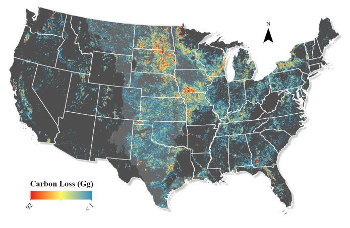 US CROPLAND EXPANSION RELEASED 115 MILLION TONS OF CARBON (2008-2012) Summary of research presented at the America s Grasslands Conference 11/15/2017, Fort Worth, TX Seth A. Spawn 1,2, Tyler J.