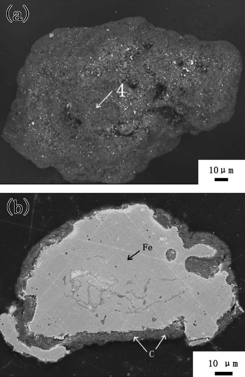 Fig. 15. Variation of carbon content of iron powder with 2.48 mass% deposited carbon in 0.3 m/s, 70% CO-30% H 2 gas mixtures at 1 073 K. Fig. 17.