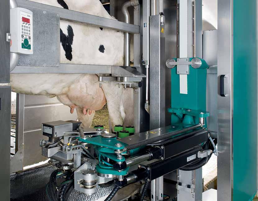 Robotic milking technology