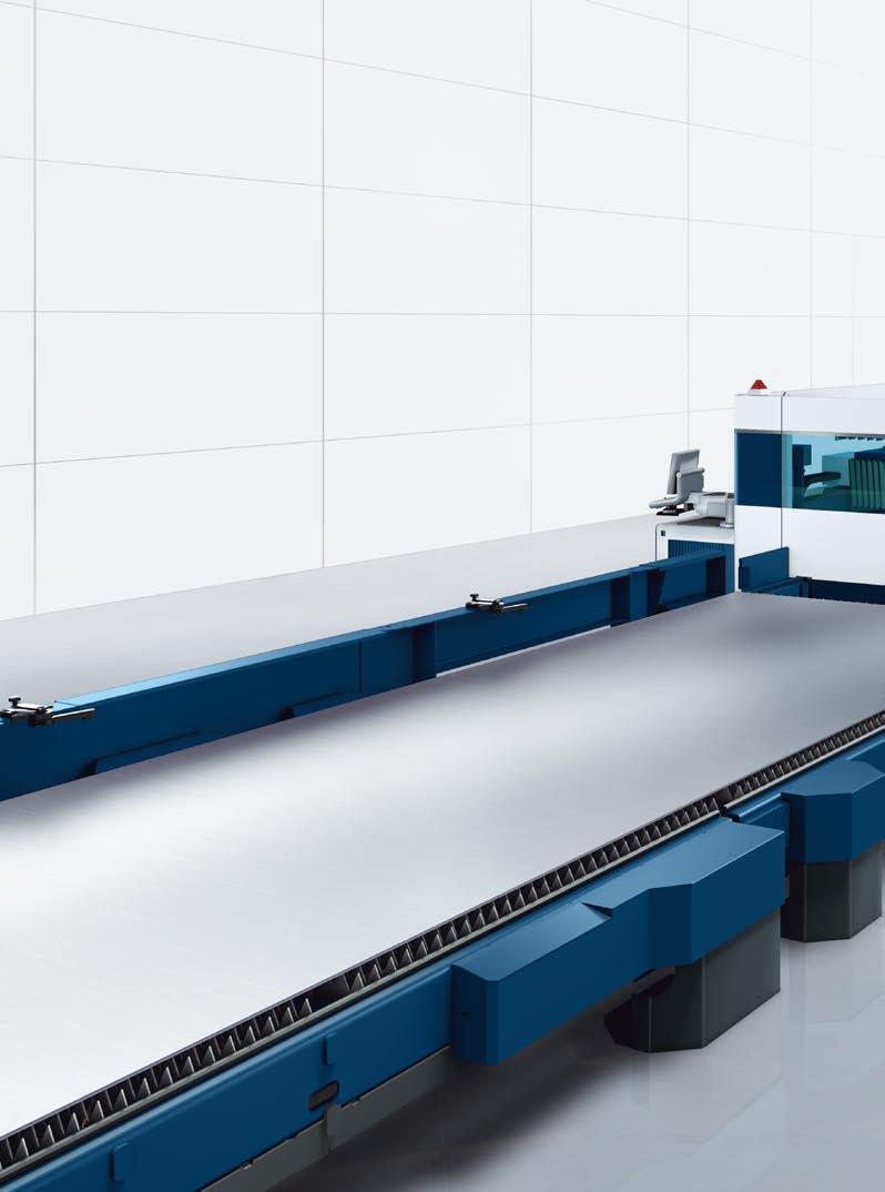 Flexible oversize format machines. TruLaser Series 8000 These machines offer maximum cost efficiency when processing oversized formats.