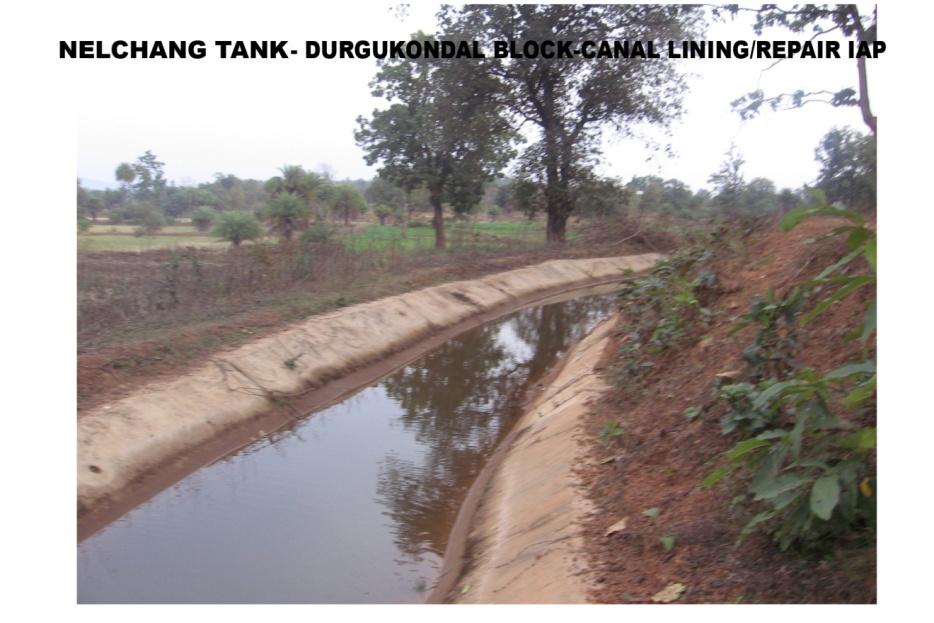 Kanker (Chhattisgarh) 6/13 5 - Canal Lining/ Renovation Work, Nelchang, Durgkondal,
