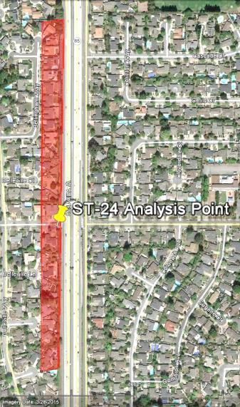 No. Designation 2 ST-24 Sunnyvale Appendix E: Detailed Noise Analysis Location Information City Description Noise Level