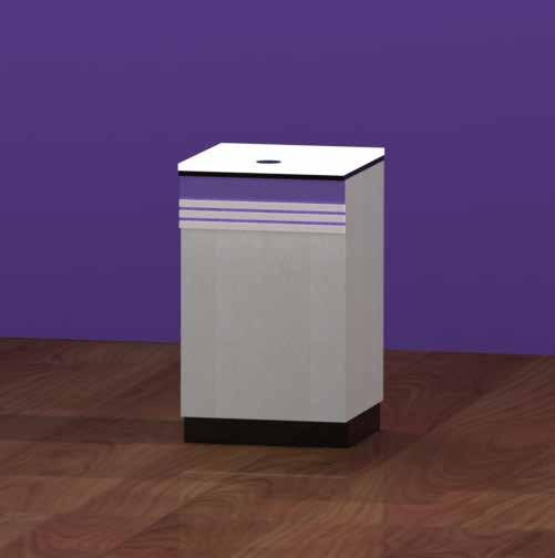 2 POS Cabinet Eye-catching 2 cabinet Creates additional counterspace when