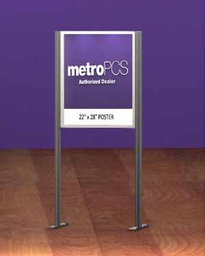 Poster Holder/ Snap Frames Euro Stand Snap Frame Dimensions: 60 H x