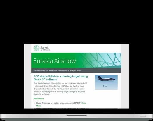 3 x Eurasia Airshow Email News Briefs Ideal for tactical
