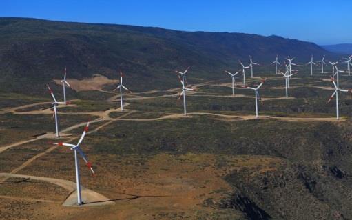 Antofagasta has been a pioneer in innovation El Arrayan windfarm
