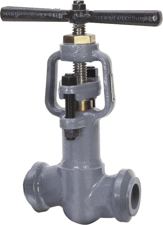 Direct contact and metal-to-metal seating make the T-pattern globe stop valve ideal for most shut-off applications. Features Heavy integral Stellite hardfacing on both body and disc seating surfaces.