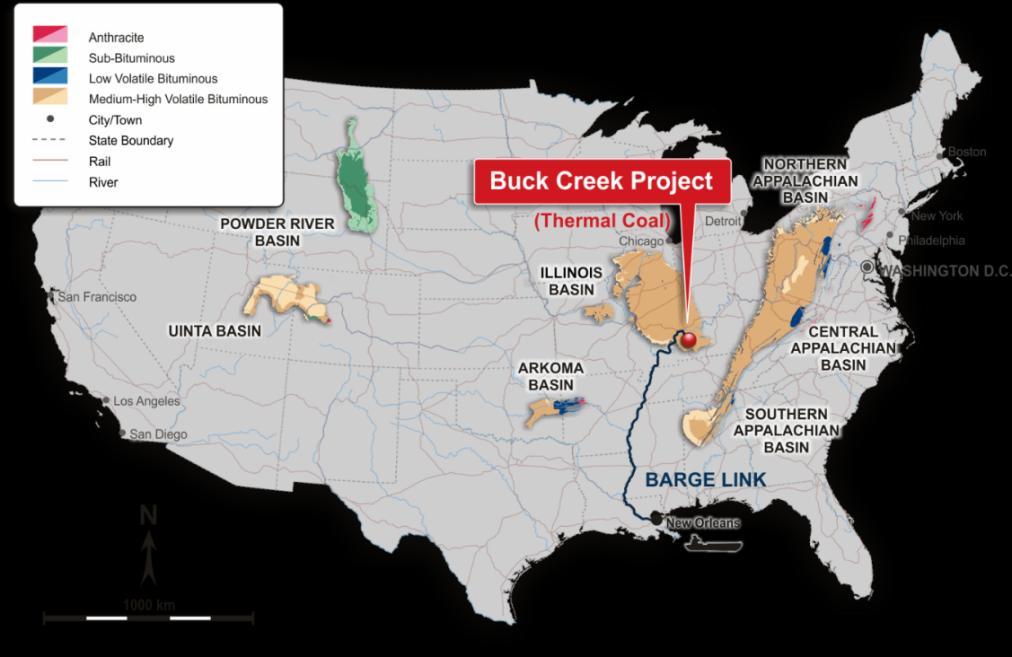 BUCK CREEK MINING COMPLEX The Buck Creek Mining Complex is located in the Western Kentucky region of the Illinois Coal Basin ( ILB ) which is one of the most prolific coal producing regions in the