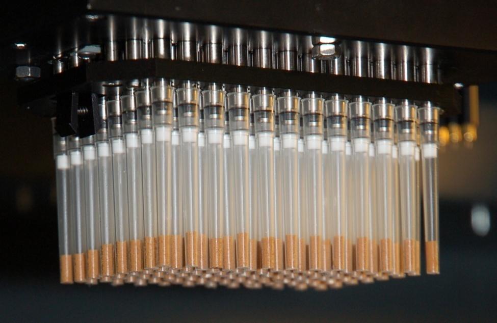 (A) These novel columns are derived from pipette tips with a thin, frit screen at the end to retain the Plasmid DNA Resin.