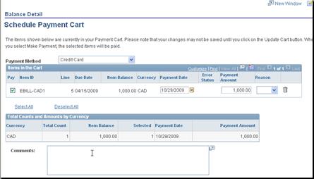 Enhanced payment options Schedule future payments Save Payment Cart for future Render statement image RESULTS Automate