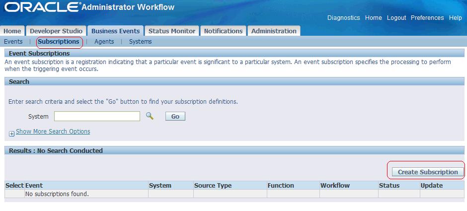 Inbound connectivity from Oracle E-Business Suite using WebSphere Adapter (2 of 4) Click on
