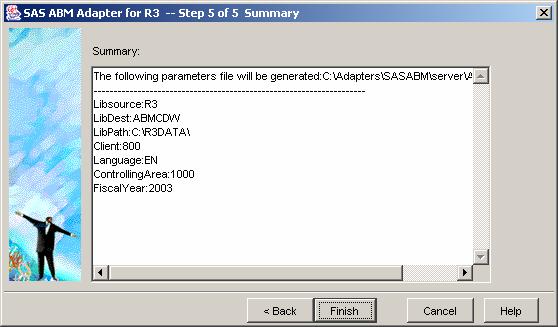 28 SAS Activity-Based Management Adapter 6.1 for SAP R/3: User s Guide Step 4: This is where you define the specific data to extract from the SAP System. a.
