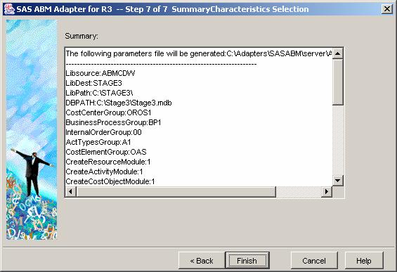 44 SAS Activity-Based Management Adapter 6.1 for SAP R/3: User s Guide 8.
