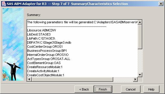 Chapter 2: Setting Up the SAS Activity-Based Management Adapter for SAP R/3 Environment 51 7.