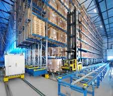 pallet locations Considerable reduction in operating costs High goods handling capacity
