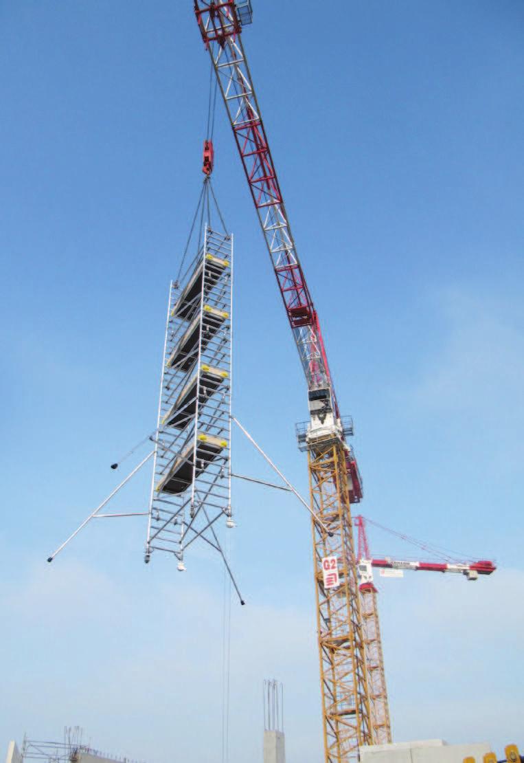 Boss Cranable The BoSS Cranable tower system is designed to be lifted as a complete tower with a crane or