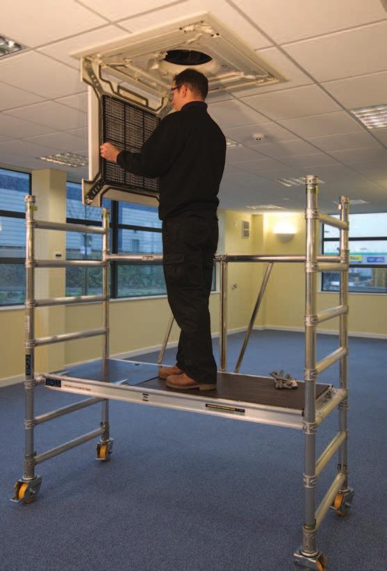 Boss Room Mate Industrial room platform & tower system, ideal for interior decorating & maintenance work.
