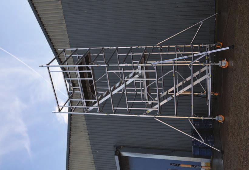 BoSS Staircase Staircase adaptation of the BoSS Ladderspan lightweight industrial modular access