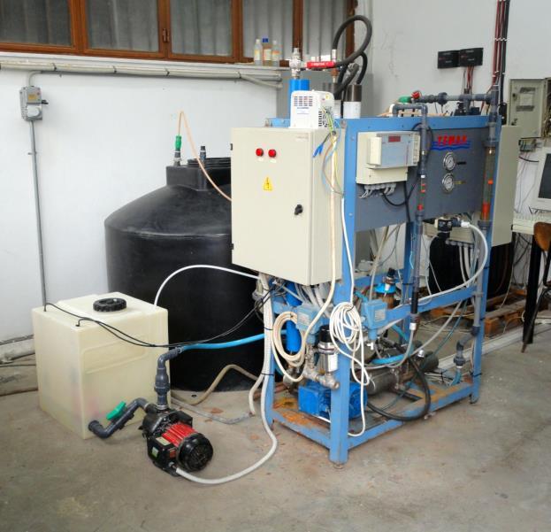 2. Description of the experimental setup The Reverse Osmosis (RO) desalination unit was equipped with a DC motor which is used for the experimental investigation of reference [6].