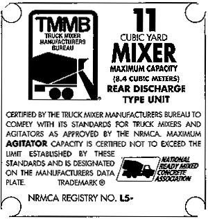 Your Choice is Complete New Standards provide for mixing performance evaluated truck mixers with a size for every condition and need.