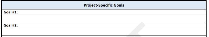 Step 1b Define Project Goals Define the specific goals for the project and functionality of the completed facility. a. b.