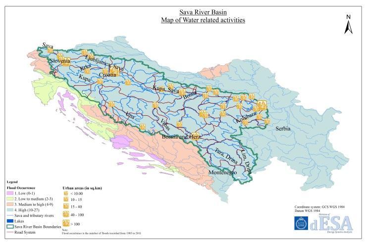 NEXUS AND EARTH OBSERVATION DATA (2/6) Data showing Water related activities Lakes