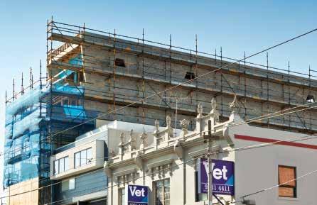 This residential development in Melbourne s upmarket suburb of Carlton posed a number of challenges due to the property's location