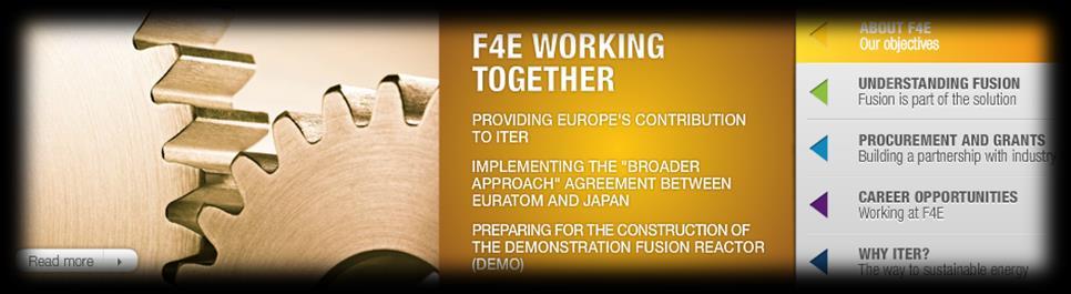 eu/ F4E Industry Portal: Interface