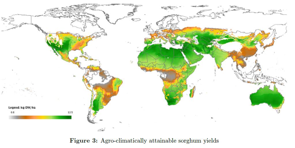 Spatial variation: Agro-climatically attainable yields Idea: countries with high benefit from HYVs are more likely to adopt We measure the potential benefit by