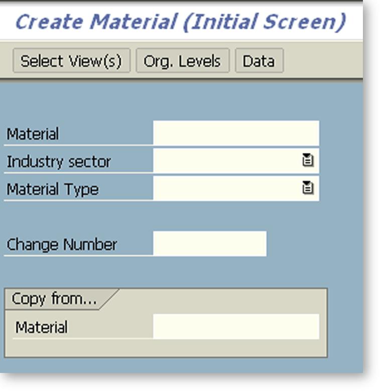 MATERIAL MASTER BASICS change the relevant settings to account for the new material. MM02 (CHANGE MATERIAL MASTER) This transaction code allows you to make changes to existing material masters.