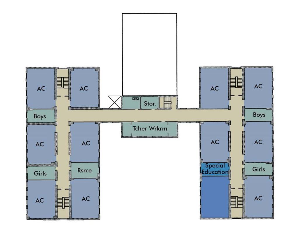 First Floor Concept Plans These floor plans represent planning concepts for proposed facility use, aligning the proposed program capacity, the proposed planning profiles, and the