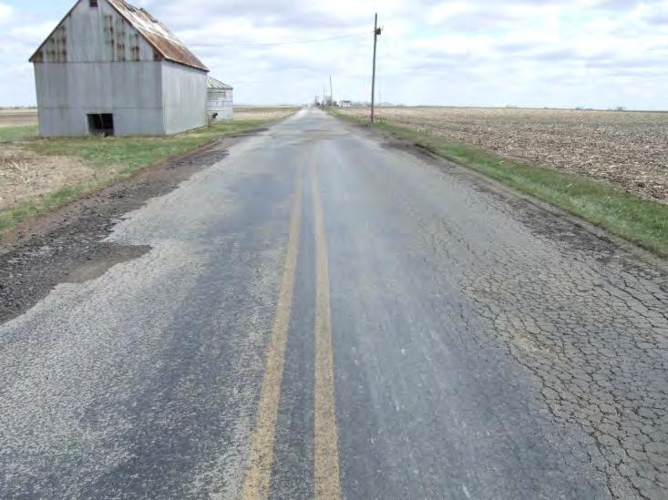 40 White County, IN Wind Farm 1) Over 70 miles of local roads that were upgraded before construction started. 2) Treated 12 deep with 8% cement.