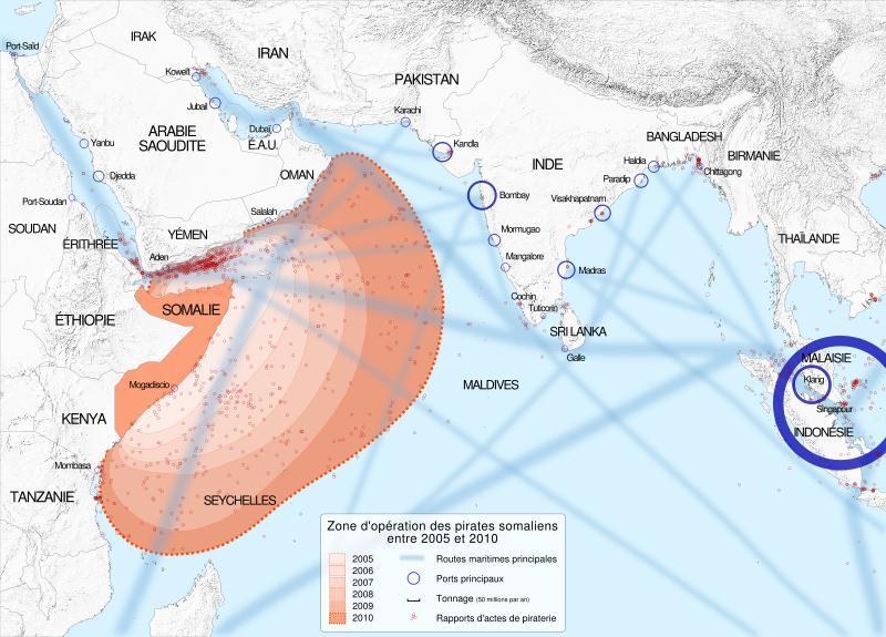 Piracy in Indian Ocean from 2005 to 2010 Due to the effective cost of the use of MPA (Air Maritime Patrol), the lak of dedicated Air assets and the